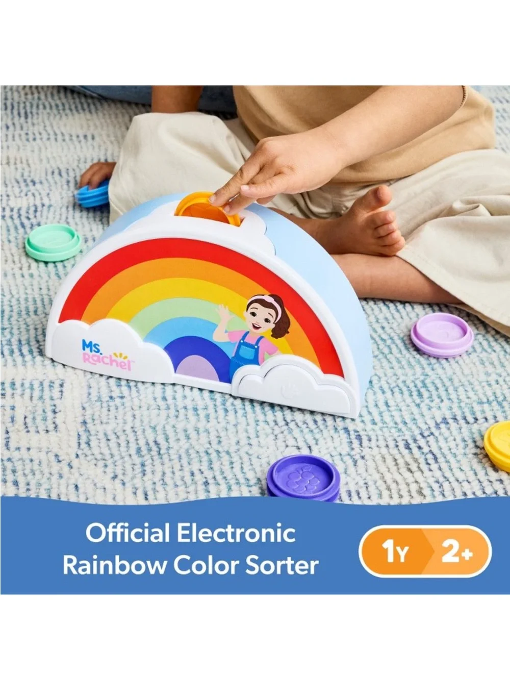 Ms. Rachel Rainbow Color Sorting Toy